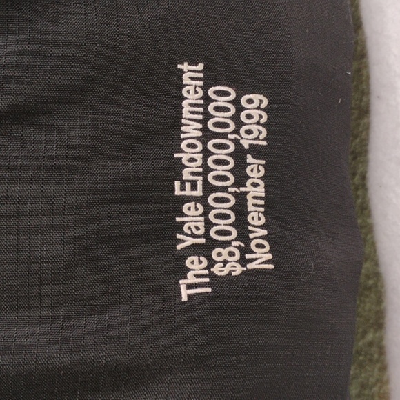 VINTAGE Jansport Cargo Duffle Bag Black Rip Stop1999 Yale Endowment Travel - Picture 2 of 8